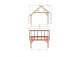 Constructiepakket kapschuur | 4105x4105x3715mm | fijnbezaagd Douglas    CP-20.1026