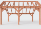 Constructiepakket kapschuur | 5840x4105x3715mm | fijnbezaagd Douglas    CP-20.1029
