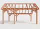 Constructiepakket kapschuur | 5885x4105x3715mm | fijnbezaagd Douglas    CP-20.1030