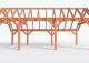 Constructiepakket kapschuur | 8150x4105x3715mm | fijnbezaagd Douglas    CP-20.1037