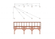 Constructiepakket kapschuur | 8220x4105x3715mm | fijnbezaagd Douglas    CP-20.1038