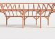 Constructiepakket kapschuur | 8865x4105x3715mm | fijnbezaagd Douglas    CP-20.1039