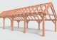 Constructiepakket kapschuur | 12190x4105x3715mm | fijnbezaagd Douglas    CP-20.1043
