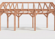 Constructiepakket zadeldak | 7090x3460x3760mm | fijnbezaagd Douglas    CP-20.2009