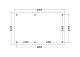 Constructiepakket schilddak | 6485x4105x4030mm | fijnbezaagd Douglas    CP-20.3032