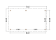 Constructiepakket schilddak | 7015x4105x4030mm | fijnbezaagd Douglas    CP-20.3033