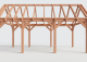 Constructiepakket zadeldak | 7090x4105x4030mm | fijnbezaagd Douglas    CP-20.2034