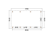 Constructiepakket zadeldak | 7090x4105x4030mm | fijnbezaagd Douglas    CP-20.2034