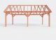 Constructiepakket zadeldak | 7660x4105x4030mm | fijnbezaagd Douglas    CP-20.2035