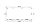 Constructiepakket schilddak | 8150x4105x4030mm | fijnbezaagd Douglas    CP-20.3037