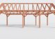 Constructiepakket zadeldak | 8865x4105x4030mm | fijnbezaagd Douglas    CP-20.2039