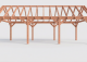 Constructiepakket zadeldak | 9280x4105x4030mm | fijnbezaagd Douglas    CP-20.2040
