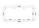 Constructiepakket zadeldak | 9280x4105x4030mm | fijnbezaagd Douglas    CP-20.2040