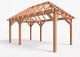 Constructiepakket schilddak | 5885x3460x3760mm | fijnbezaagd Douglas    CP-20.3005