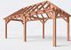 Constructiepakket schilddak | 7660x3460x3760mm | fijnbezaagd Douglas    CP-20.3010