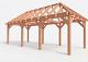 Constructiepakket schilddak | 8220x3460x3760mm | fijnbezaagd Douglas    CP-20.3013