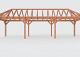 Constructiepakket schilddak | 11215x3460x3760mm | fijnbezaagd Douglas    CP-20.3017
