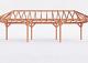 Constructiepakket schilddak | 12190x4105x4030mm | fijnbezaagd Douglas    CP-20.3043