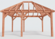 Constructiepakket schilddak | 5240x4105x4030mm | fijnbezaagd Douglas    CP-20.3027