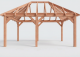 Constructiepakket schilddak | 5840x4105x4030mm | fijnbezaagd Douglas    CP-20.3029