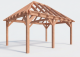Constructiepakket schilddak | 5840x4105x4030mm | fijnbezaagd Douglas    CP-20.3029