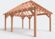 Constructiepakket schilddak | 5885x4105x4030mm | fijnbezaagd Douglas    CP-20.3030