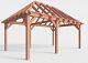 Constructiepakket schilddak | 6485x4105x4030mm | fijnbezaagd Douglas    CP-20.3032