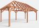Constructiepakket schilddak | 7660x4105x4030mm | fijnbezaagd Douglas    CP-20.3035