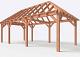 Constructiepakket schilddak | 8150x4105x4030mm | fijnbezaagd Douglas    CP-20.3037