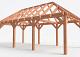Constructiepakket schilddak | 8220x4105x4030mm | fijnbezaagd Douglas    CP-20.3038