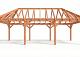 Constructiepakket schilddak | 9280x4105x4030mm | fijnbezaagd Douglas    CP-20.3040