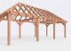 Constructiepakket schilddak | 9280x4105x4030mm | fijnbezaagd Douglas    CP-20.3040