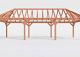 Constructiepakket schilddak | 11215x4105x4030mm | fijnbezaagd Douglas    CP-20.3042