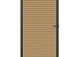 NewTechWood co-extrusie composiet deur in aluminium frame, horizontaal triple, 100 x 195 cm, Red Cedar.   1064266