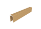 NewTechWood aluminium co-extrusie frameset t.b.v scherm i.c.m betonpalen, Red Cedar   1064272