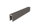 NewTechWood aluminium co-extrusie frameset t.b.v scherm i.c.m betonpalen, Silver gray   1064271