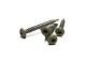 RVS schroef met gekleurde top voor NTW Castellation PRO, set a 50 stuks incl. bit, Antique.   1063914