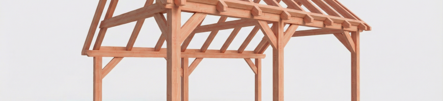 Constructiepakket kapschuur 4m diep