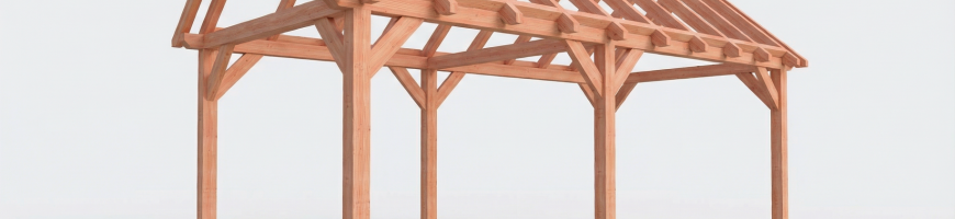 Trendhout constructiepakket zadeldak